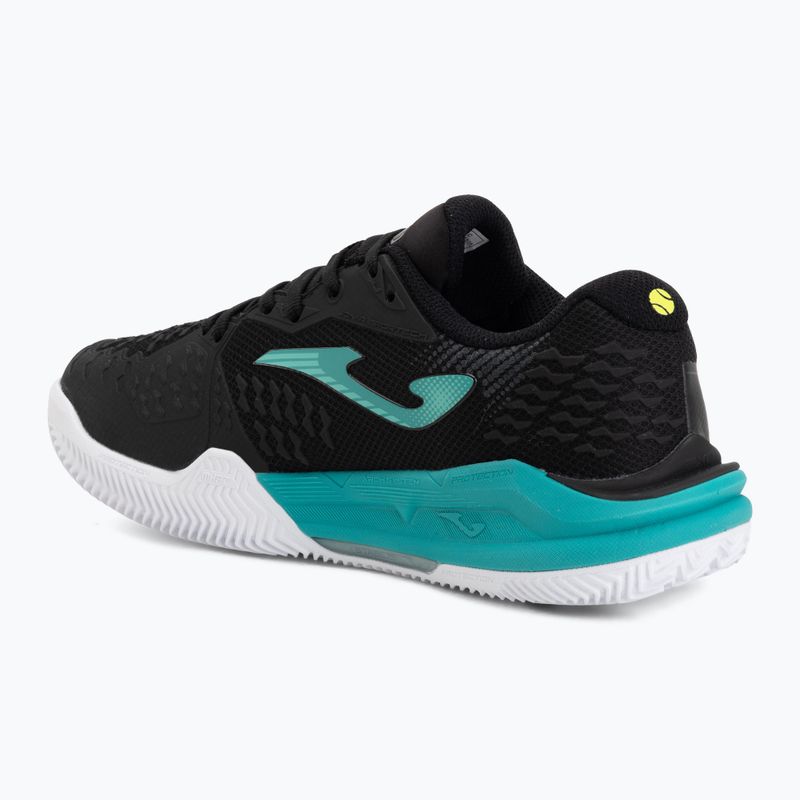 Чоловічі тенісні кросівки Joma Ace Lady C чорний/зелений 3