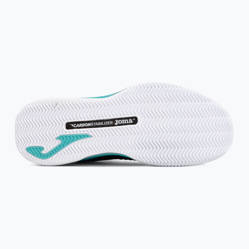 Чоловічі тенісні кросівки Joma Ace Lady C чорний/зелений 4