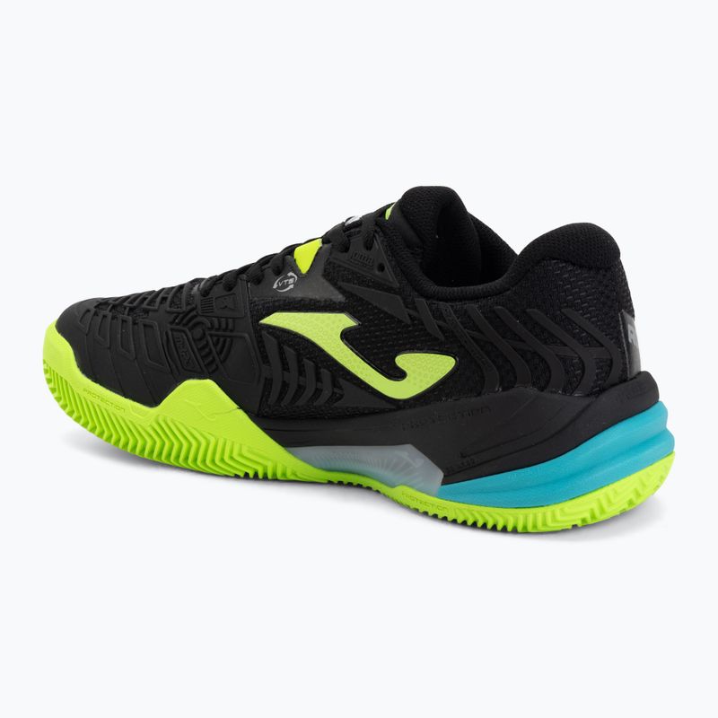 Кросівки тенісні чоловічі Joma Roland C black/fluor yellow 3