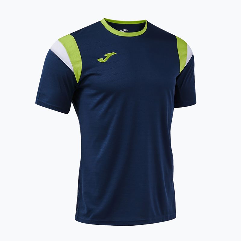 Футболка тенісна чоловіча Joma Terra dark navy/lime 3