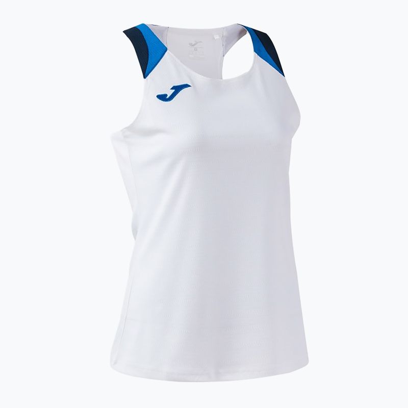 Футболка для тенісу жіноча Joma Terra Tank Top white/royal 3