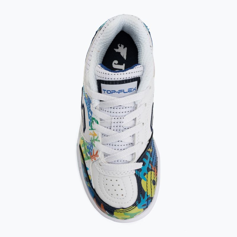 Футбольне взуття дитяче Joma Top Flex Jr IN white 5