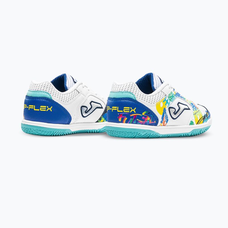 Футбольне взуття дитяче Joma Top Flex Jr IN white 3