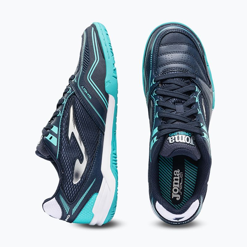 Кросівки футбольні чоловічі Joma Dribling Indoor navy blue 4