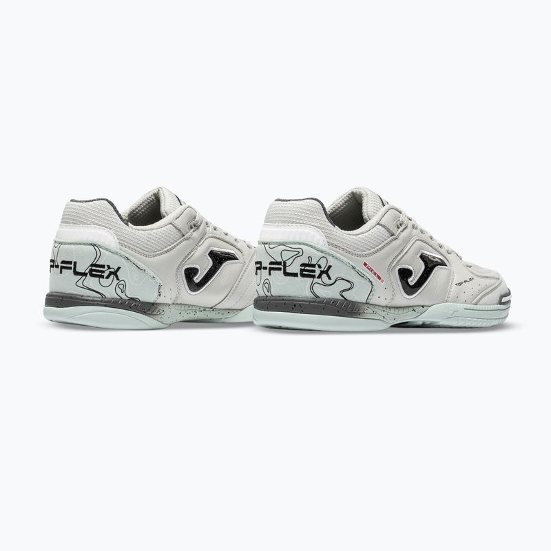 Кросівки футбольні чоловічі Joma Top Flex Indoor light grey 2