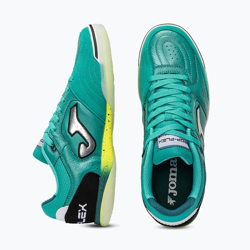Кросівки футбольні чоловічі Joma Top Flex Indoor turquoise 4