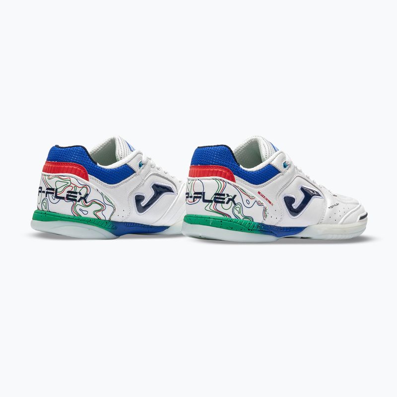 Кросівки футбольні чоловічі Joma Top Flex Indoor white 2
