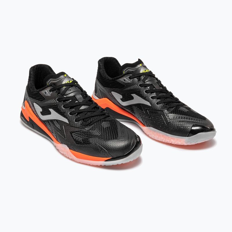 Кросівки футбольні чоловічі Joma Regate Carbon Indoor black 2