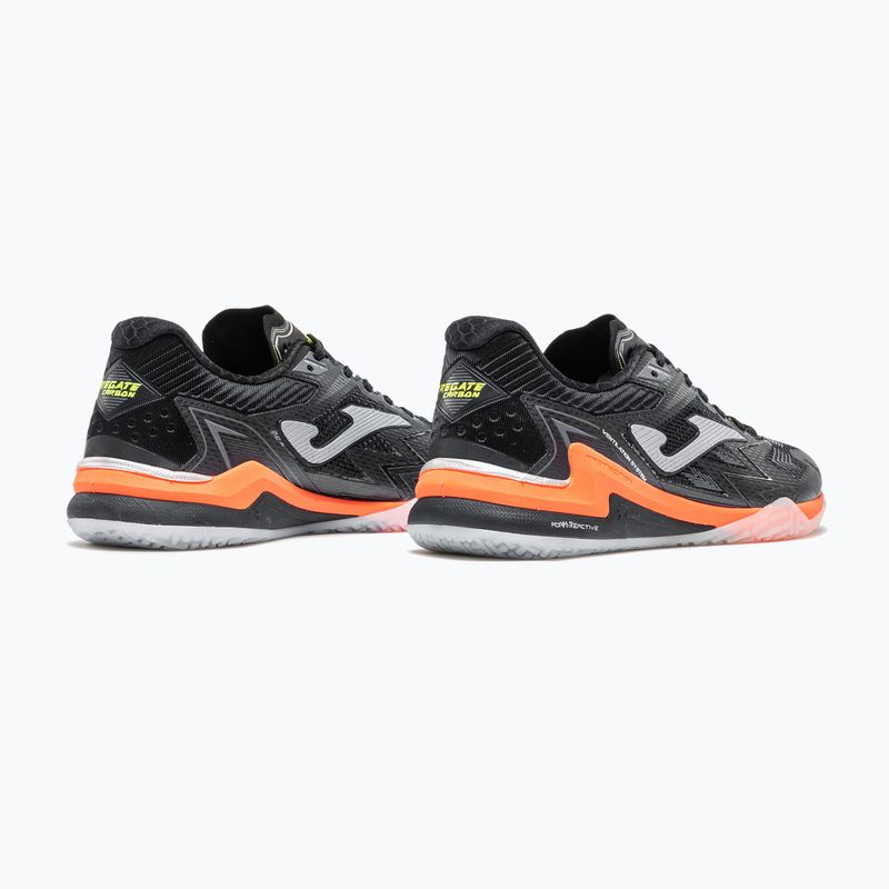 Кросівки футбольні чоловічі Joma Regate Carbon Indoor black 3