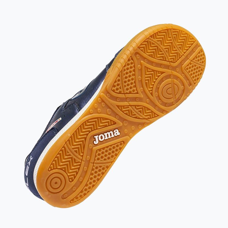 Кросівки футбольні чоловічі Joma Top Flex Foot Shape Indoor navy blue 4