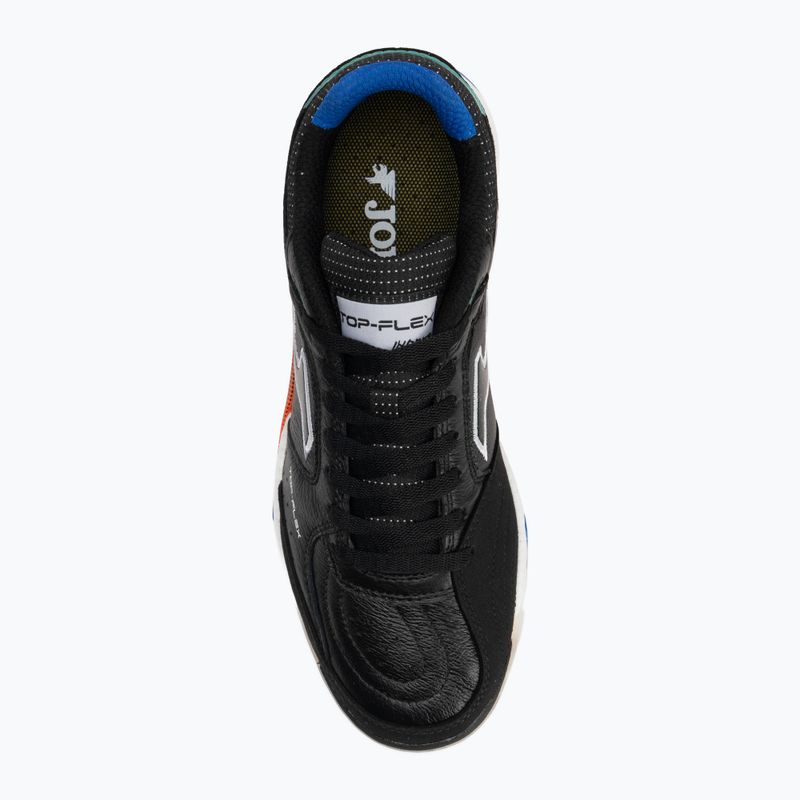 Кросівки футбольні чоловічі Joma Top Flex Plus Indoor black 5