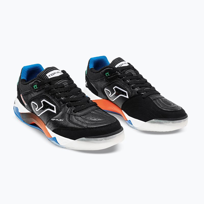 Кросівки футбольні чоловічі Joma Top Flex Plus Indoor black 2
