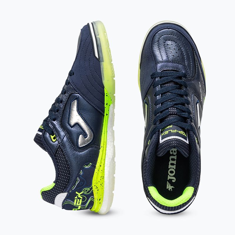 Кросівки футбольні чоловічі Joma Top Flex Rebound Indoor navy blue 4