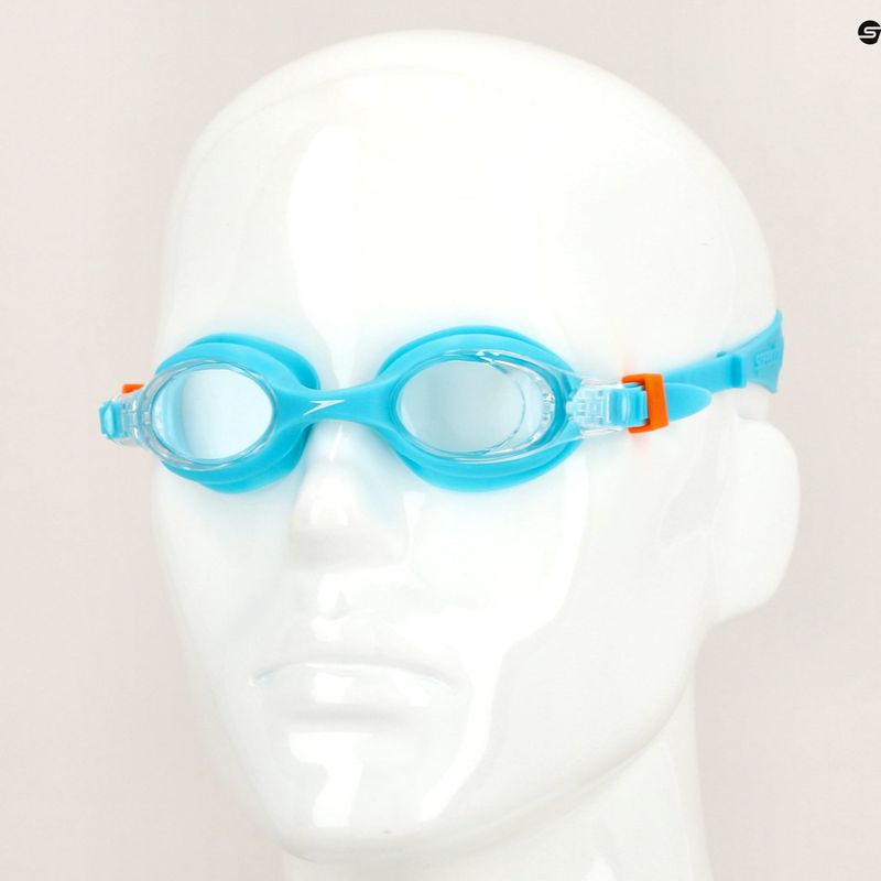 Окуляри для плавання дитячі Speedo Skoogle Infant azure blue/fluo green/fluo orange/clear 8-0735914645 11