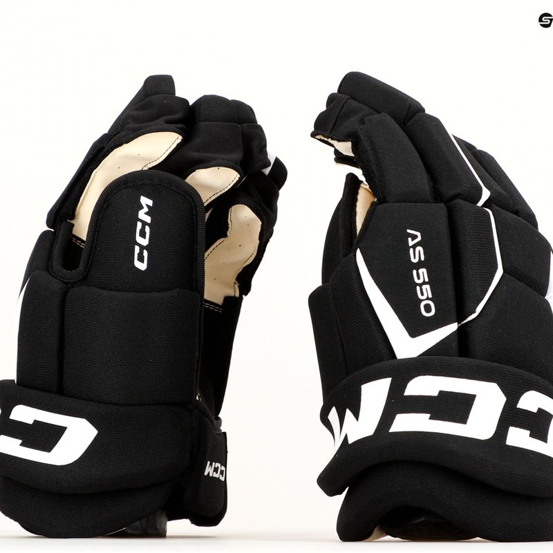 Рукавиці хокейні CCM Tacks AS-550 чорні 4109937 11
