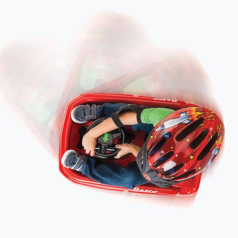 Дитячий електричний картинг Razor Lil' Crazy Cart червоний 7