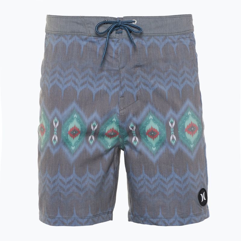 Чоловічі плавальні шорти Hurley Phantom Naturals Tailgate 18" обсидіанові