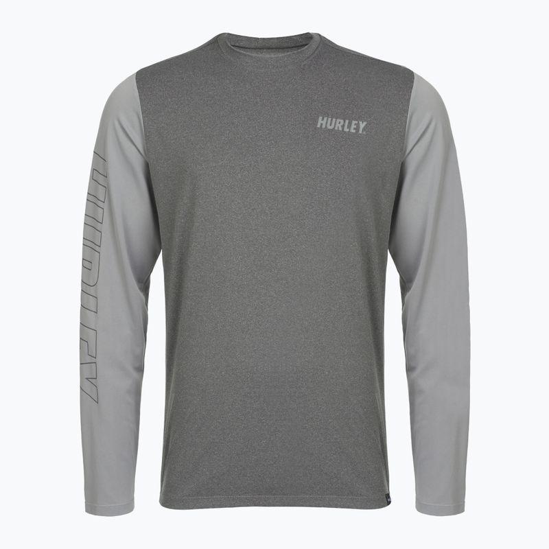 Чоловічий лонгслив Hurley H2O-Dri Easton ion сірий вересовий