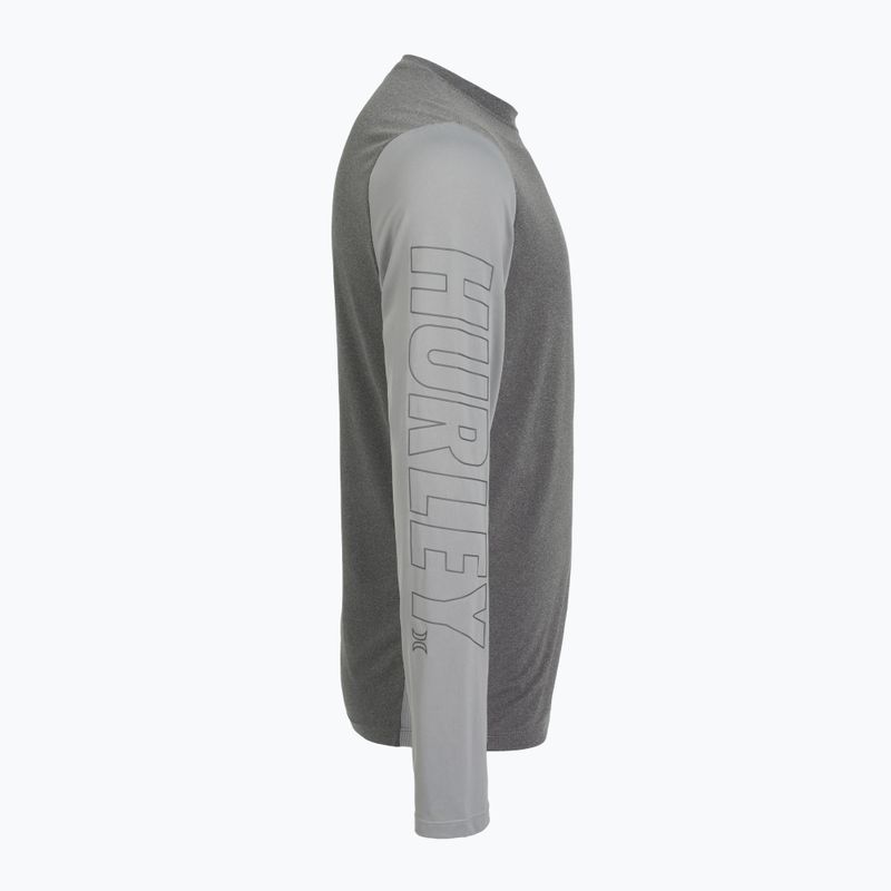 Чоловічий лонгслив Hurley H2O-Dri Easton ion сірий вересовий 3