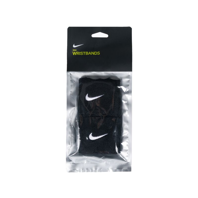 Пов'язки (напульсники) на руки Nike Swoosh Wristbands 2 шт. чорні NNN04010