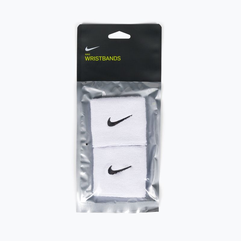 Пов'язки (напульсники) на руки Nike Swoosh Wristbands 2 шт. білі NNN04101