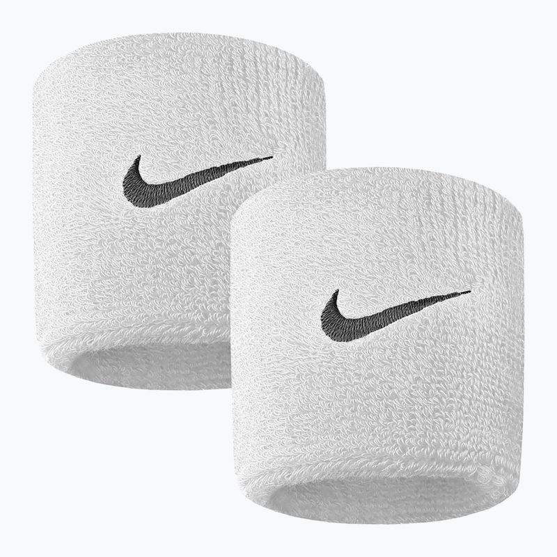 Пов'язки (напульсники) на руки Nike Swoosh Wristbands 2 шт. білі NNN04101 2