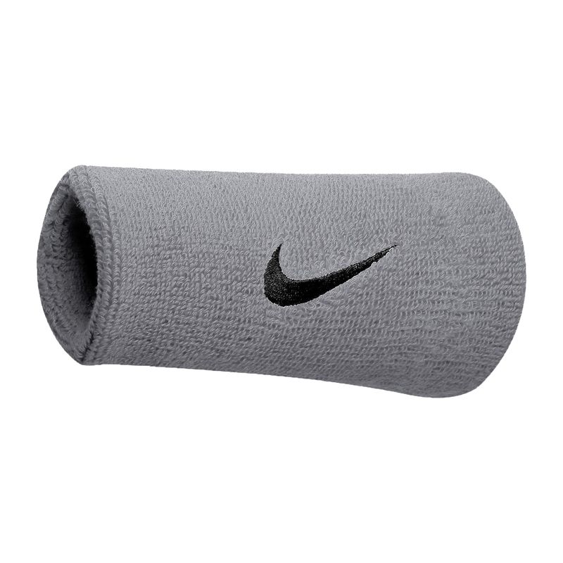 Пов'язка (напульсник) на руку Nike Swoosh Doublewide Wristbands 2 Pk сіра NNN05078 3