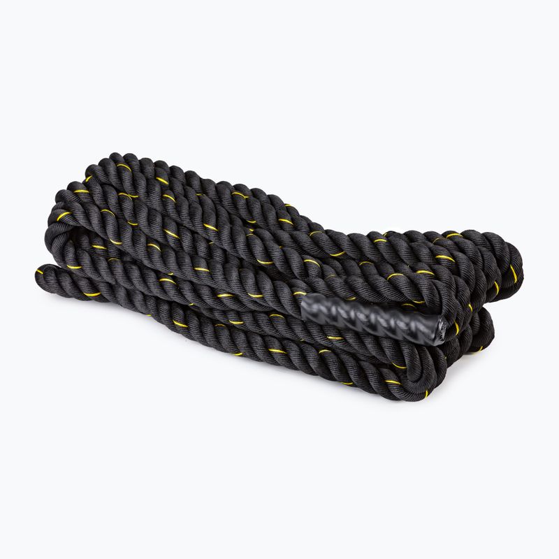 Трос тренувальний TRX 3.8 cm x 15.24 m чорний EXROPE-50