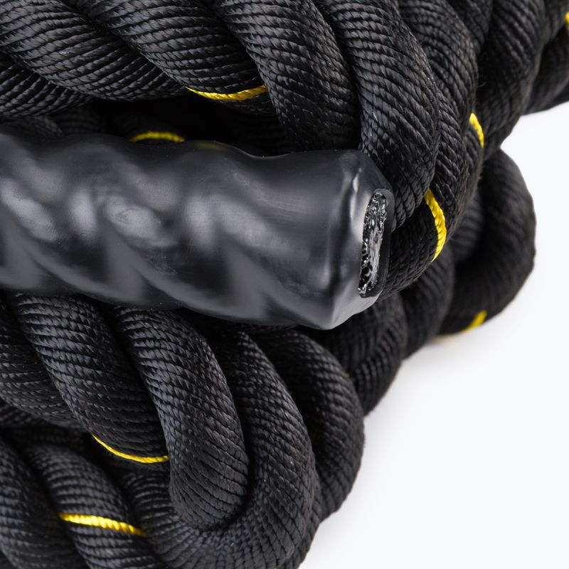 Трос тренувальний TRX 3.8 cm x 15.24 m чорний EXROPE-50 3