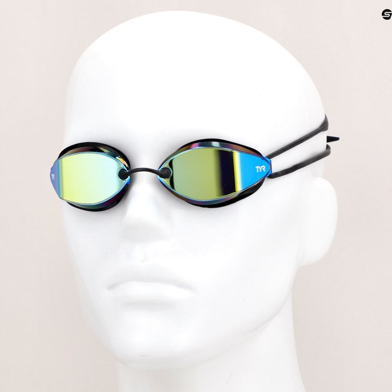 Окуляри для плавання TYR Tracer-X Racing Mirrored gold/black LGTRXM_751 9
