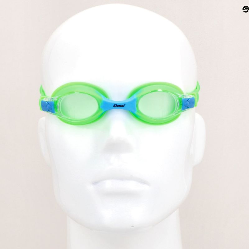 Окуляри для плавання дитячі Cressi Dolphin 2.0 green/blue 7