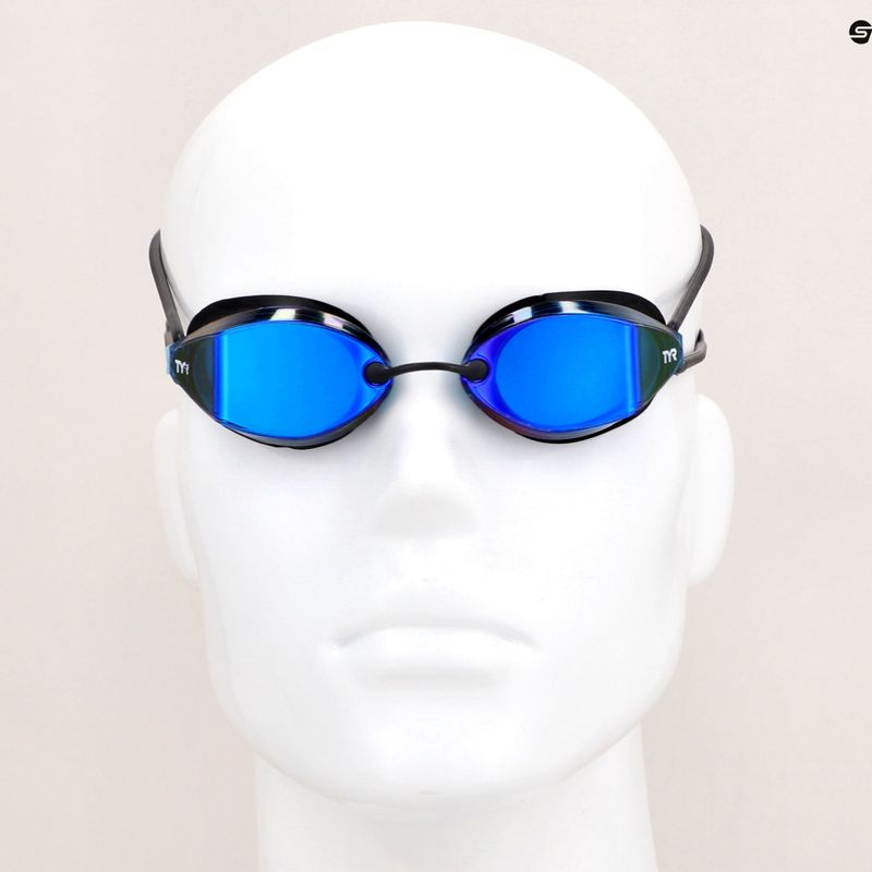 Окуляри для плавання TYR Tracer-X Racing Mirrored blue/black LGTRXM_422 9