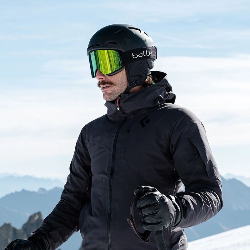 Гірськолижні окуляри Bollé Nevada black corp matte/phantom green emerald 5