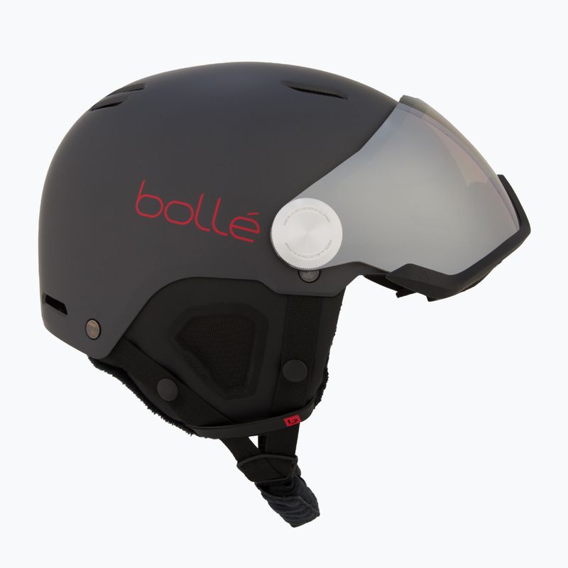 Шолом гірськолижний Bollé Might Visor titanium red matte/brown gun 6