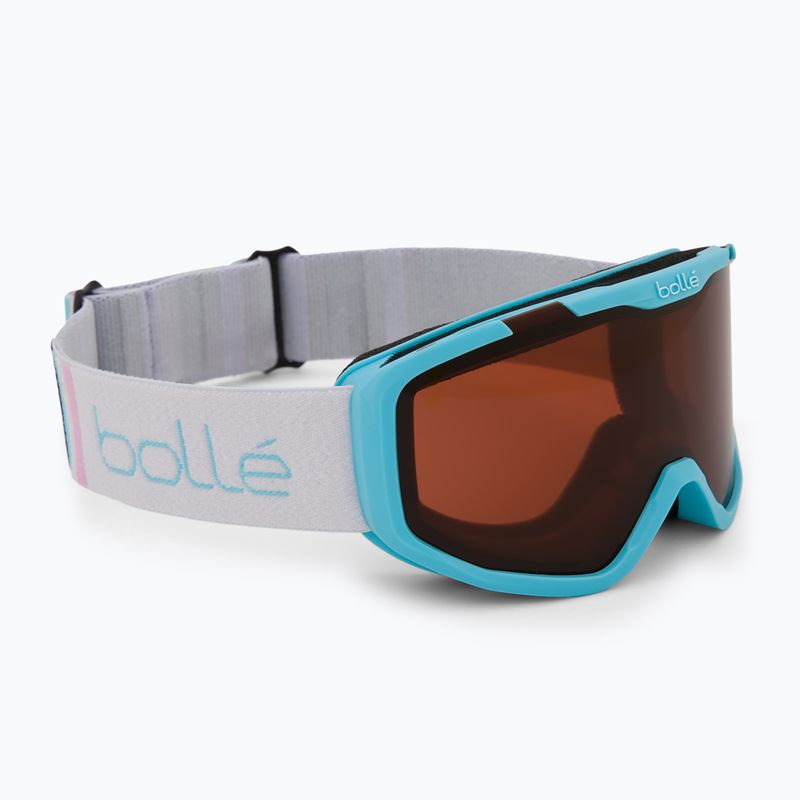 Окуляри лижні дитячі Bollé Rocket blue& white matte/ rosy bronze