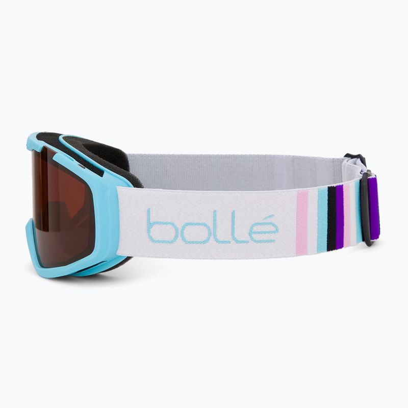 Окуляри лижні дитячі Bollé Rocket blue& white matte/ rosy bronze 4