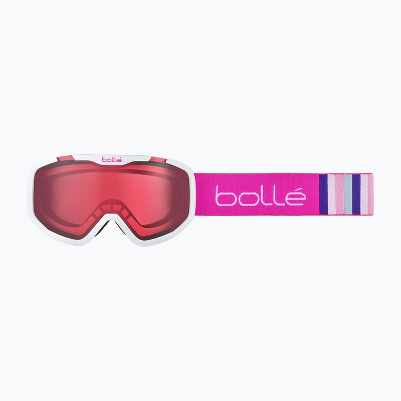 Окуляри лижні дитячі Bollé Rocket white& pink matte/ vermillon 2