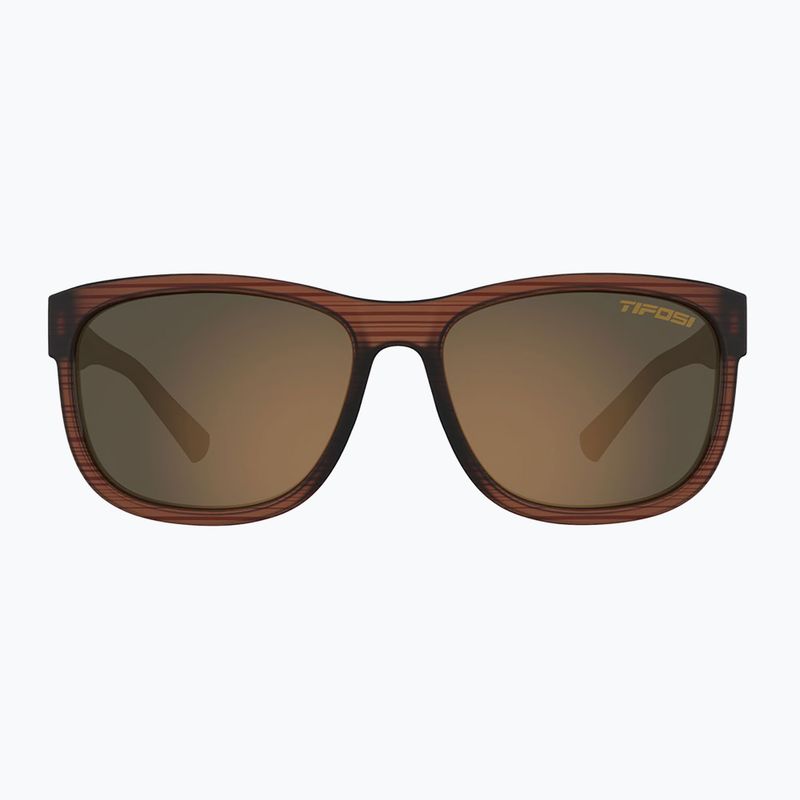 Окуляри сонцезахисні Tifosi Swank XL Polarized woodgrain/brown 2