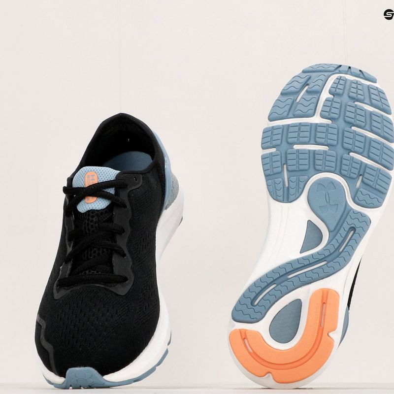 Кросівки для бігу жіночі Under Armour Hovr Sonic 6 black/bubble peach 12