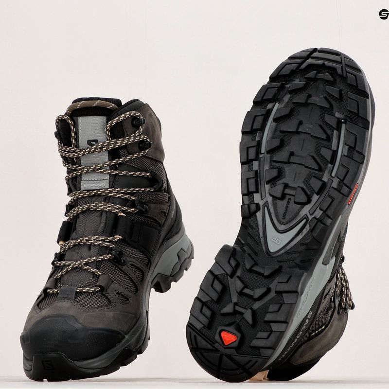 Взуття трекінгове жіноче Salomon Quest 4 GTX magnet/black/sun 19