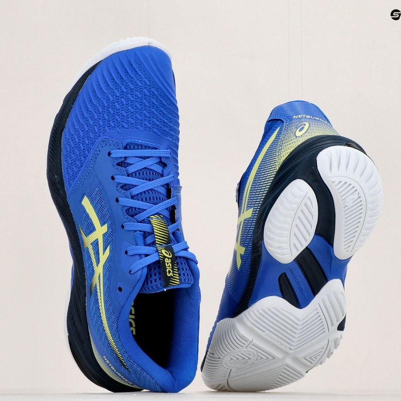 Кросівки волейбольні чоловічі ASICS Netburner Ballistic FF 3 illusion blue / glow yellow 13