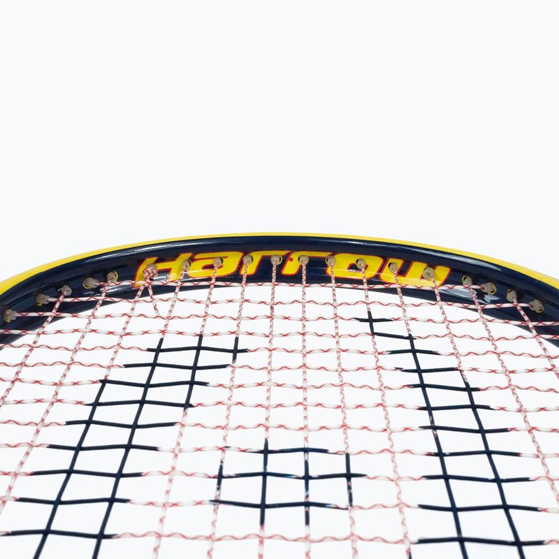 Сквош-ракетка Harrow Vapor 110 жовта/синя/червона 8