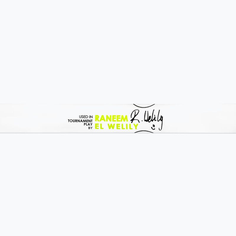 Ракетка для сквошу Harrow Vapor 115 Raneem El Welily Signature біла/лаймова 9