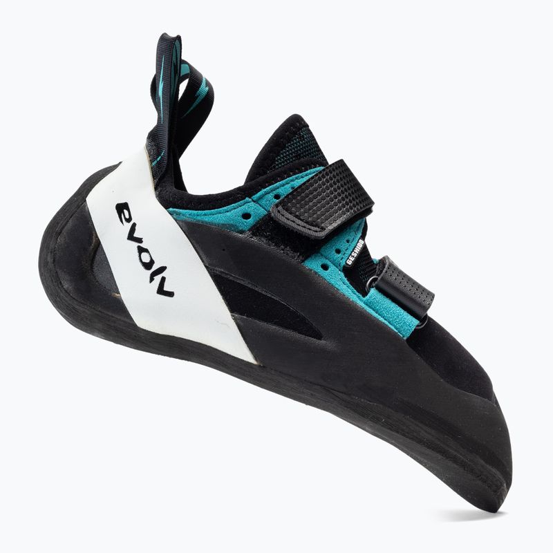Взуття скелелазне чоловіче Evolv Geshido black/teal/white 2