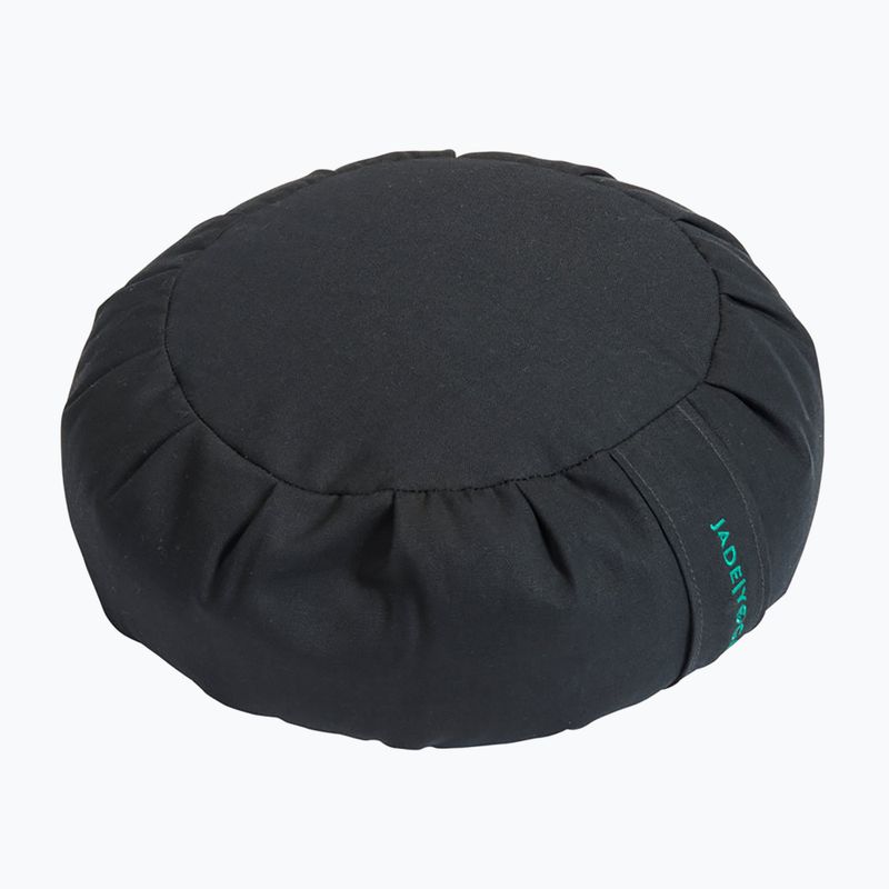 Медитаційна подушка JadeYoga Organic Cotton Round Zafu Meditation Cushion black