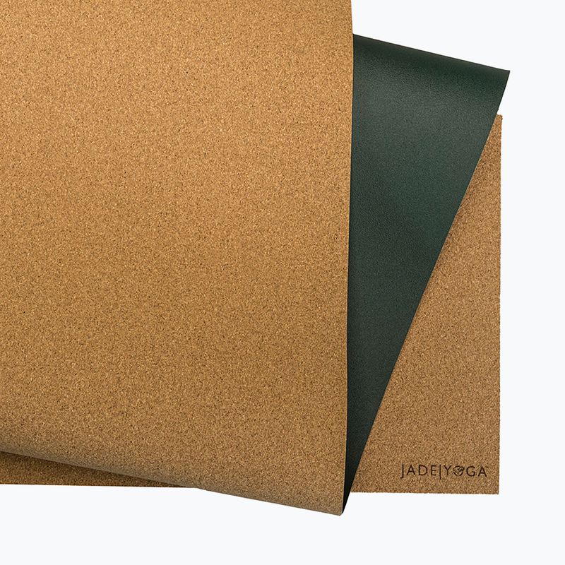 Килимок для йоги JadeYoga Cork 72'' 4,5 mm natural 7