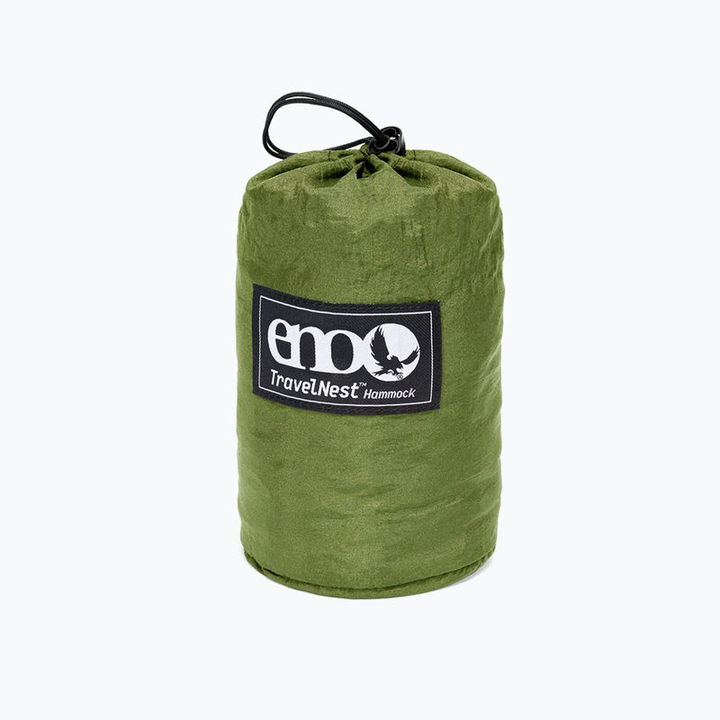 Гамак туристичний ENO Travel Nest And Straps moss 3