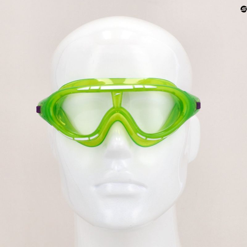 Маска для плавання Speedo Biofuse Rift Junior зелена 7