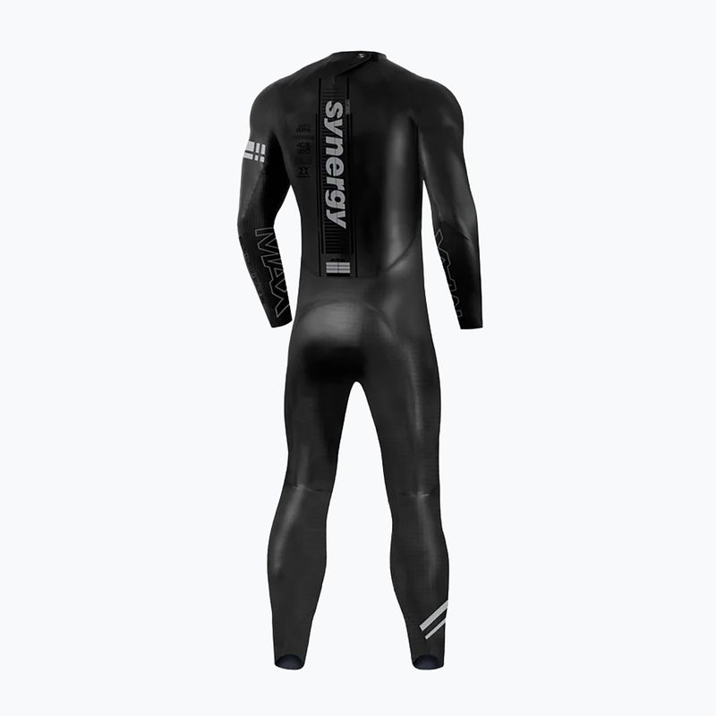 Комбінезон для тріатлону чоловічий Synergy Hybrid EFX4 Full Sleeve Triathlon black 2