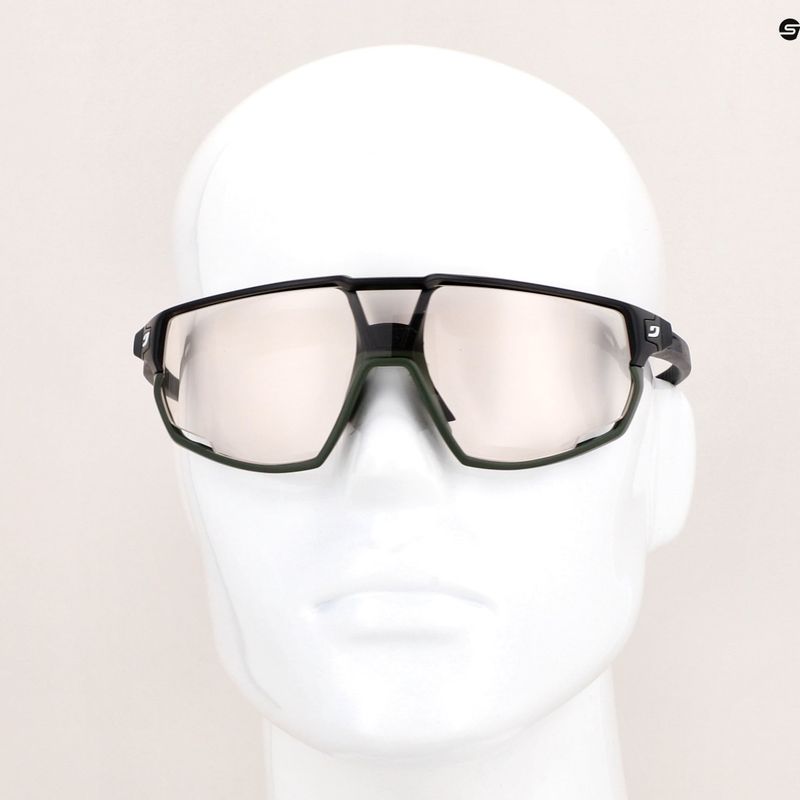 Окуляри велосипедні Julbo Rush R Eactiv 0-3 High Contrast matt black/хакі 10